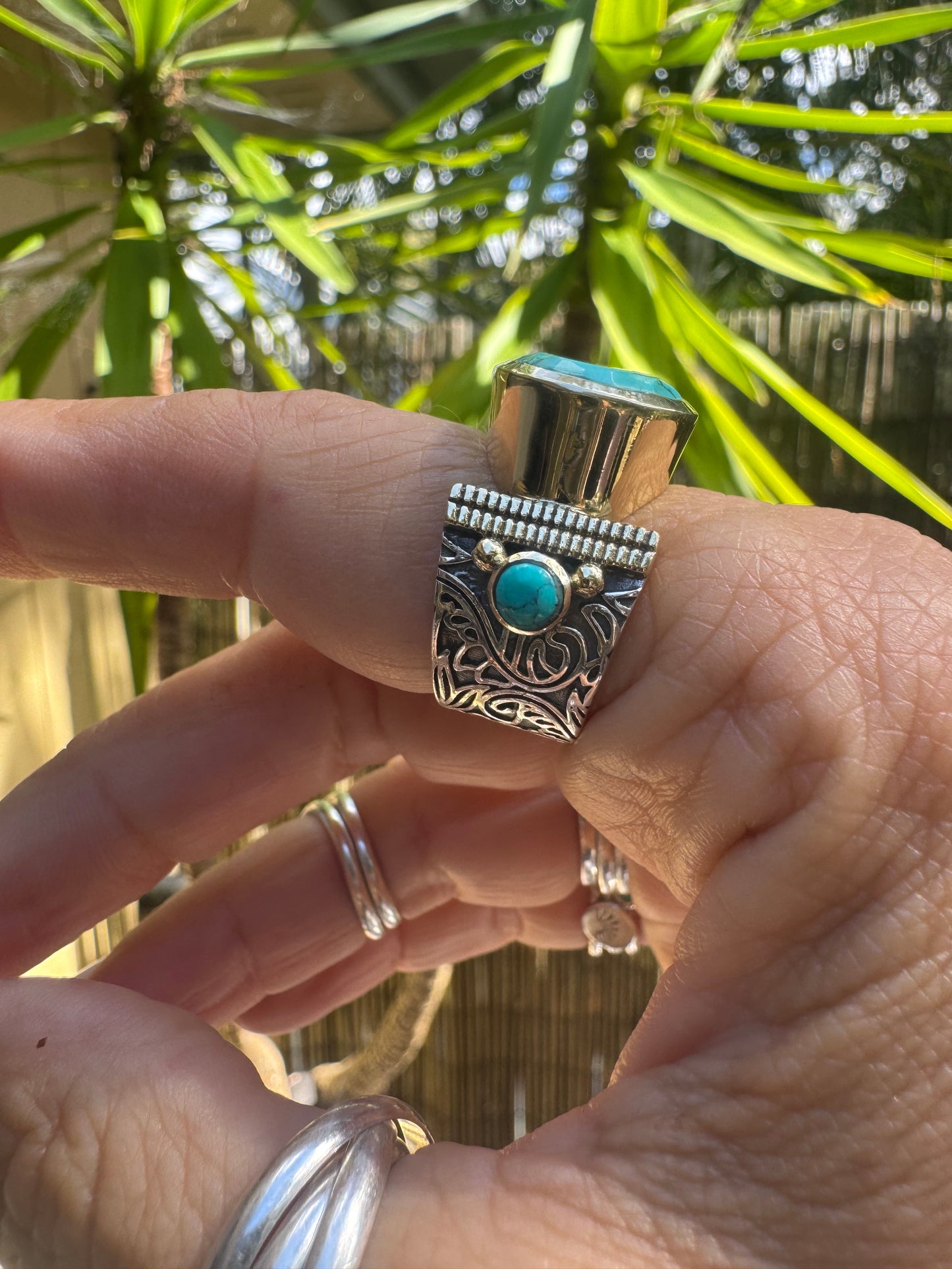 Turquoise Cleopatra Bling
