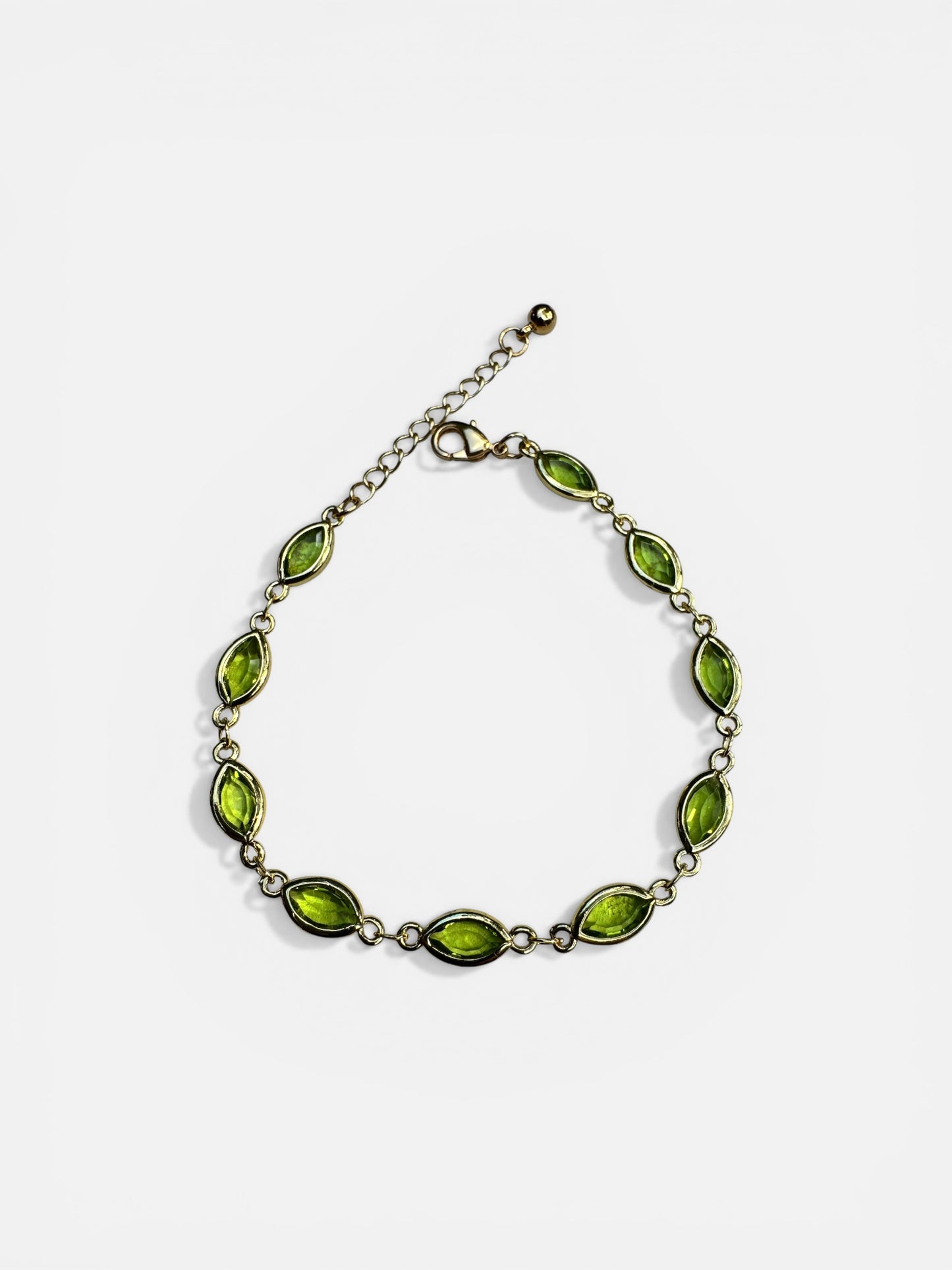 Parot Green Crystal Bracelet