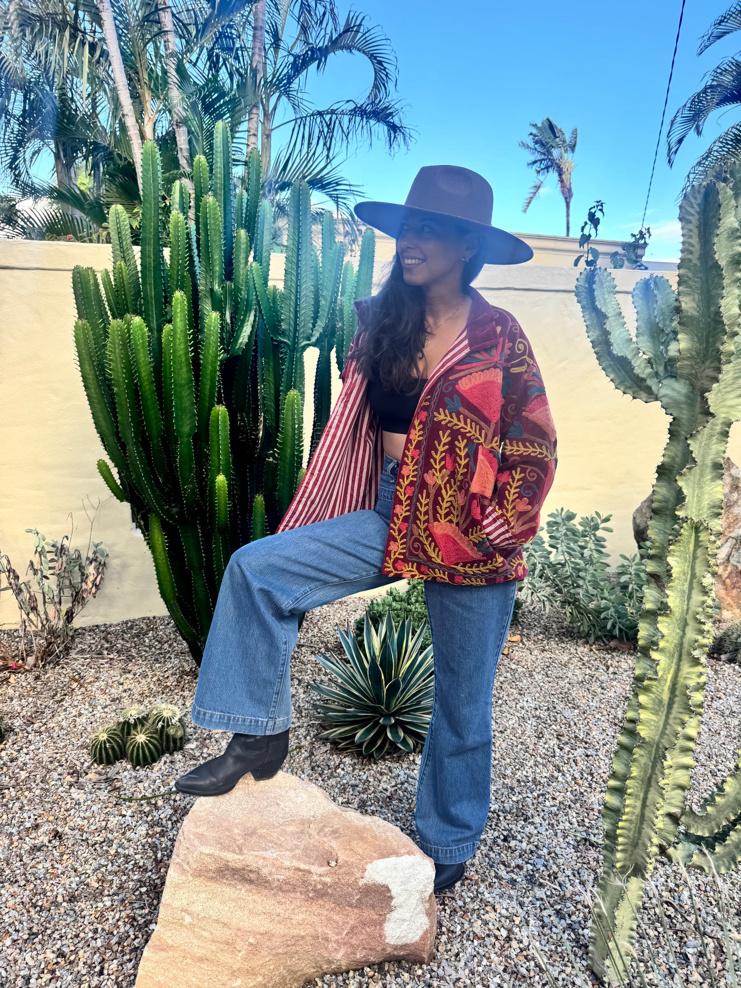 Maroon Empress Jasper Jacket