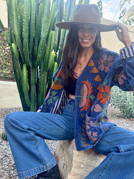 Love V Neck Jasper Jacket