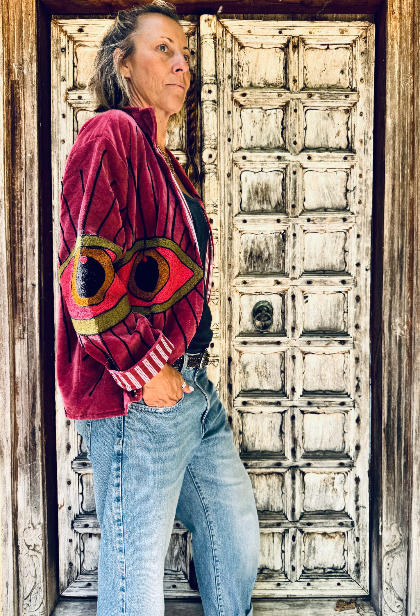 Pink Eye Jasper Jacket