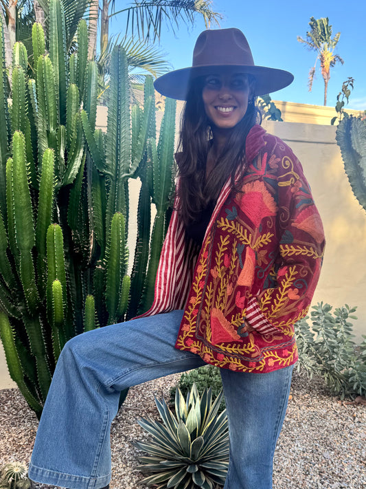Maroon Empress Jasper Jacket