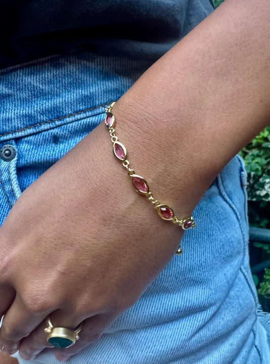 Pink Crystal Bracelet