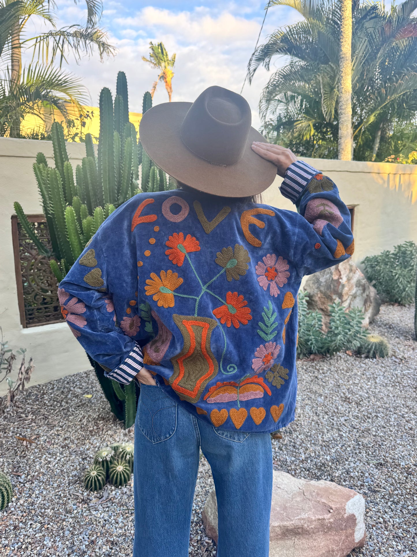 Love V Neck Jasper Jacket