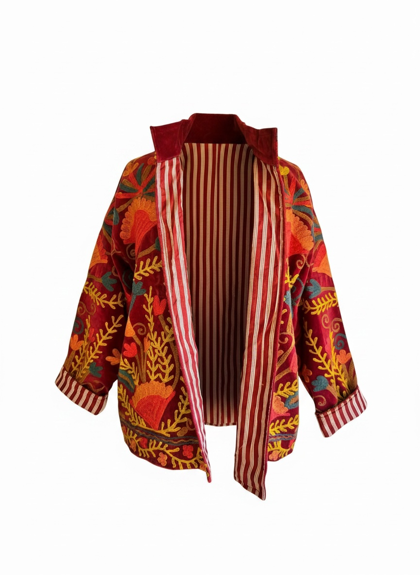 Maroon Empress Jasper Jacket