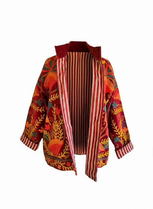 Maroon Empress Jasper Jacket