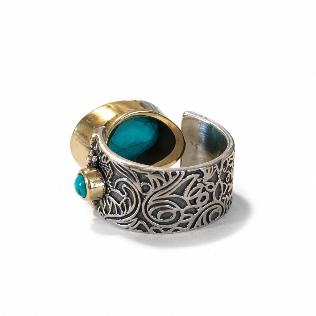 Turquoise Cleopatra Bling