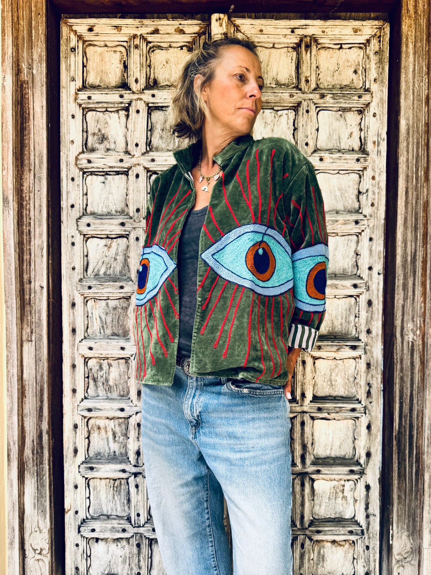 Green Eye Jasper Jacket