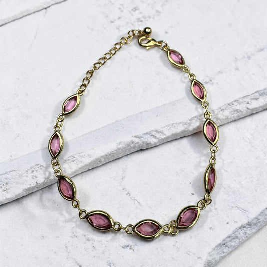 Pink Crystal Bracelet